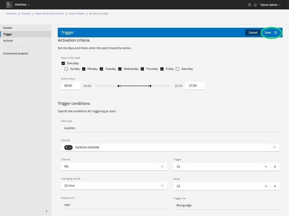Click Edit to modify: