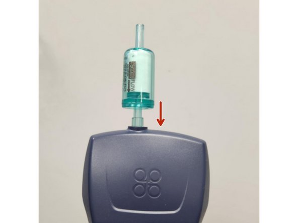 Attach the zero-filter kit to the PMX inlet