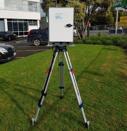 Check the tripod is firmly secured to the ground. If it's not, there is a danger of the monitor falling over due to wind.