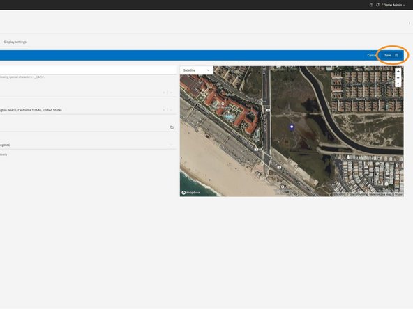 After making your edits, click the Save button in the top-right corner of the page.