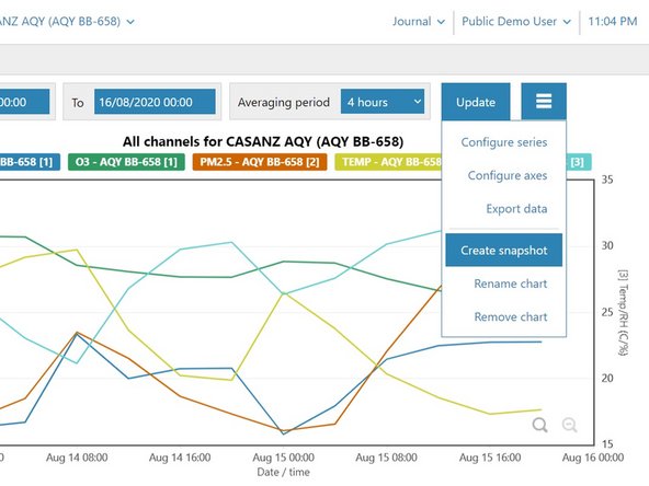 If you'd like to learn more about configuring multiple series, creating snapshots of created charts, or using advanced charts to analyse data across multiple monitors, please visit this page to learn more about what's possible with Advanced Charts.