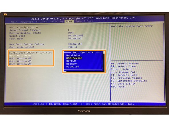 Select UEFI and Hit Enter