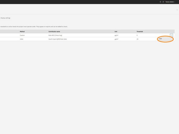 From the overflow menu, select Edit.