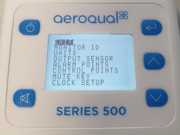 Select MONITOR ID from the secondary menu.