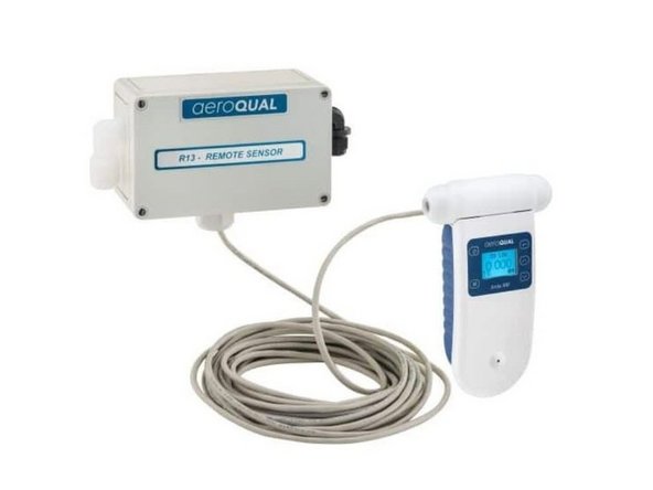 The IP-rated remote sensor kit (AS R13) comes with an IP41-rated enclosure, a sensor adaptor and 10m of CAT5 cable.