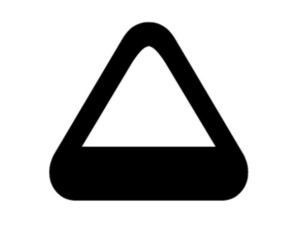 An empty triangle indicates no data is stored.
