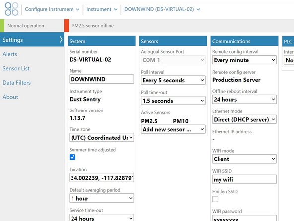Click Settings from the side menu.