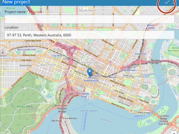 Enter a meaningful name for your project.