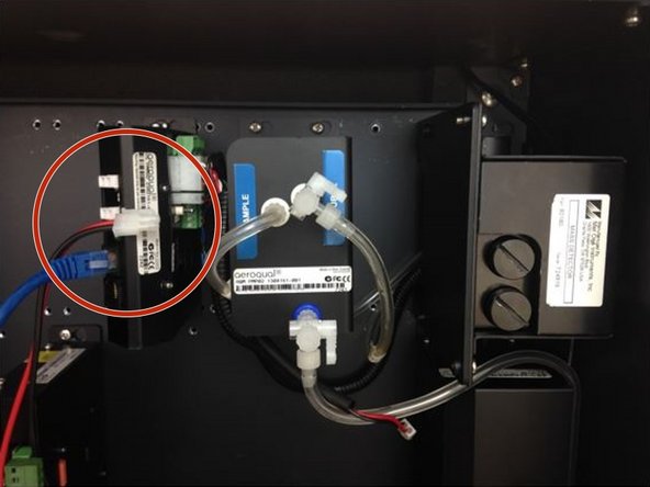 To test 12V DC power to the rest of the monitor: