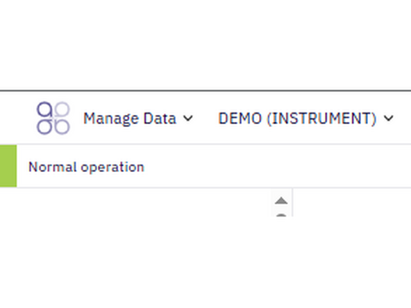 It should display as Normal operation, indicating the monitor is on and connected to Cloud.