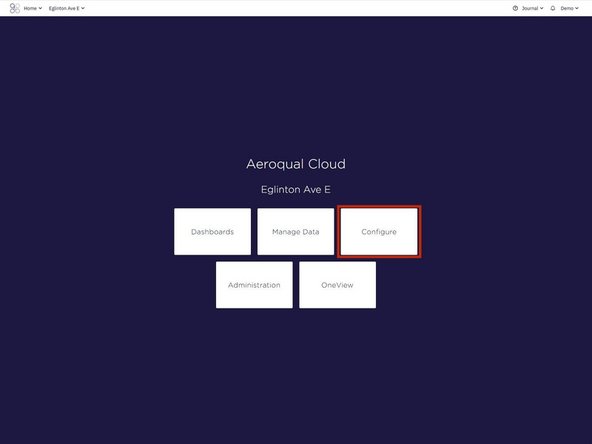Select the monitoring location you want to create an alert for.