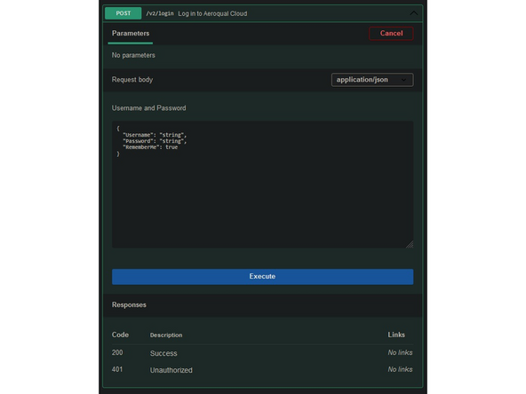 Exchange the default information with your username and password.