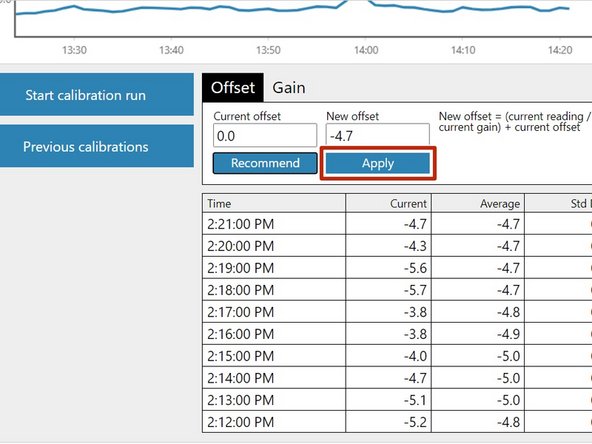 If you're using the Manual Entry area, click the appropriate cell, type in the new value and click Save.