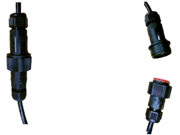 If you ever have to separate the plugs, twist the nut gland to loosen the terminal blocks and pull the plugs apart.