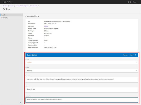 Priority: Adjust if the importance changes.