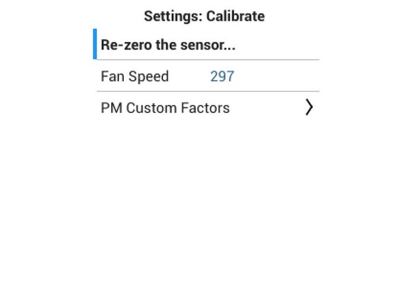 Navigate to Settings &gt; Calibrate