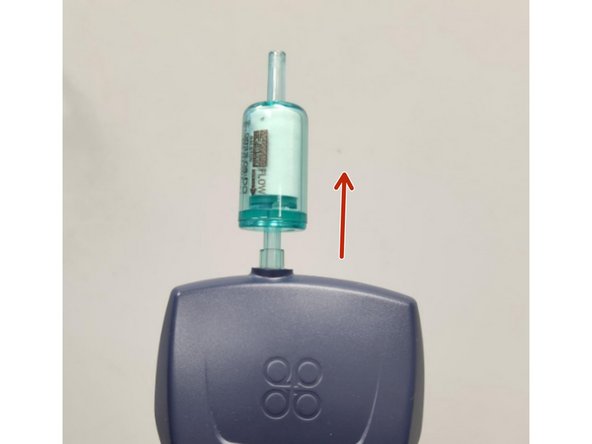 Remove the zero filter from the PMX sensor head