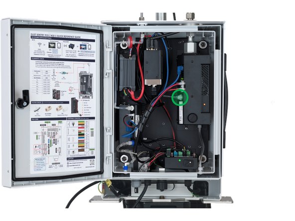 Tighten the cable gland, securing the sensor's position.