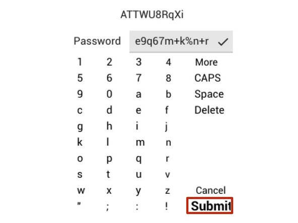 To select from a list of special characters, select &quot;More&quot;