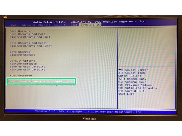Repeatedly press the “delete” key until the unit enters the BIOS settings. If this step is missed, or the user is too slow pressing delete – the device will resume normal boot up and will need to be clean shut down again.