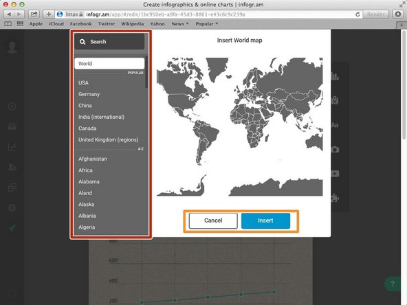 In the red search box you may search for a specific query or select from existing ones.