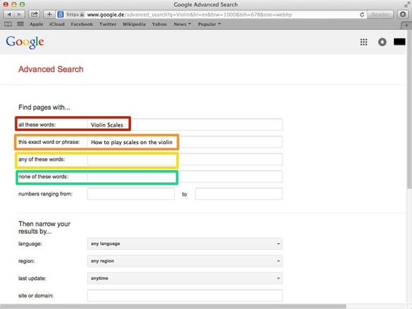 Type words in the first box that need to be included