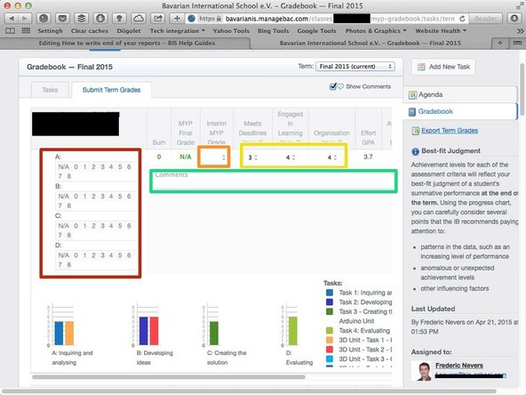 Inform all of the criteria