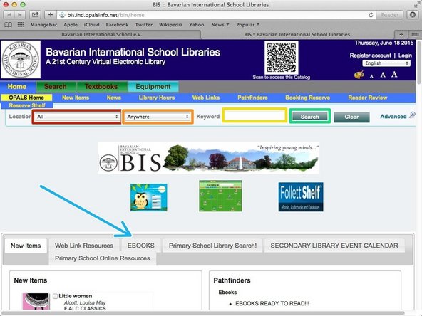 You can select the location of the Library.
