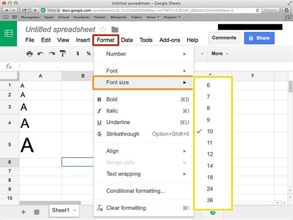 Click &quot;Format&quot;