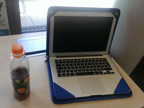 Don't eat or drink next to your laptop