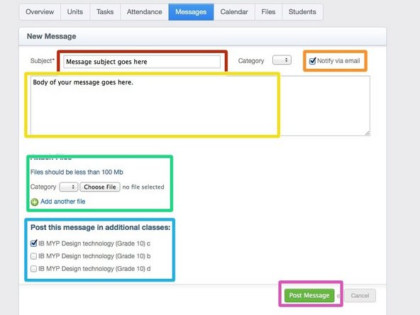 Enter a subject for your message