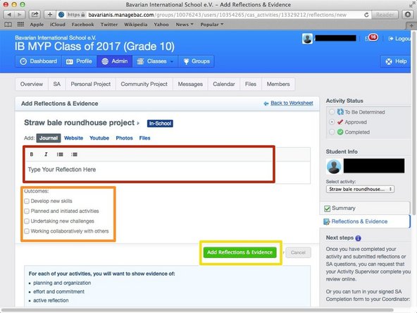 Type Your Reflection Here
