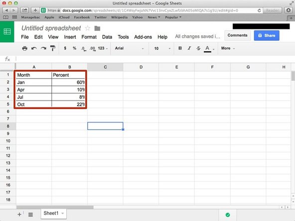 Click a box, and then type information you want to use.