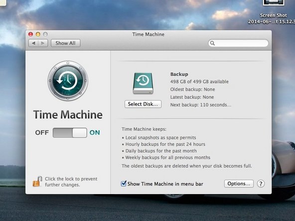 Once you are happy with your settings, you can simply close this window by clicking on the red cross at the top left of the window