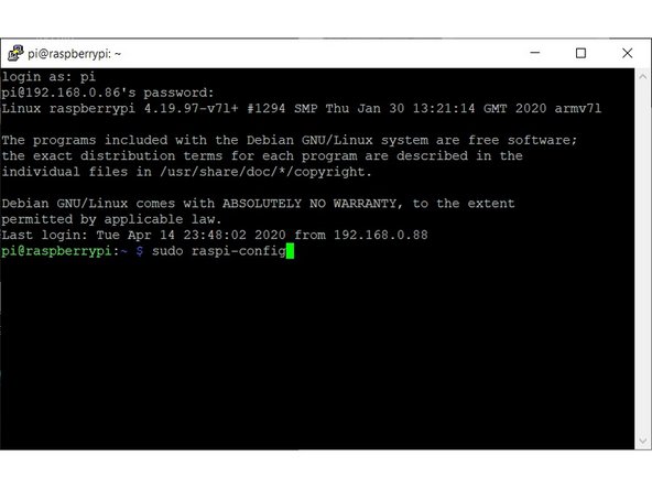 Login via SSH to your Raspberry Pi and and run the Raspberry Pi config tool using the command: