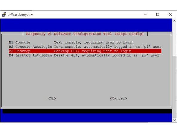 Select “Desktop”