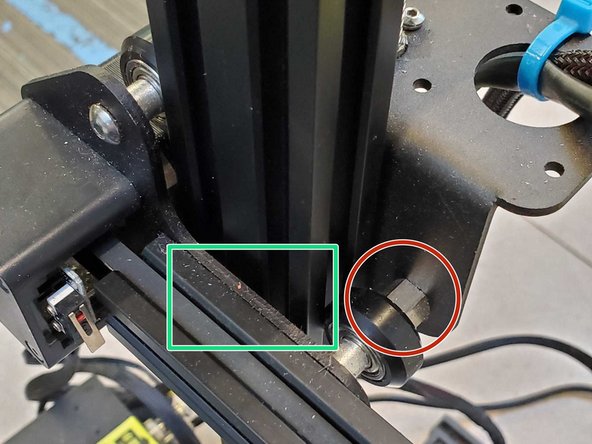 The Gantry's tightness to the frame should ideally be just enough that movement is as free as possible without any play between it and the frame