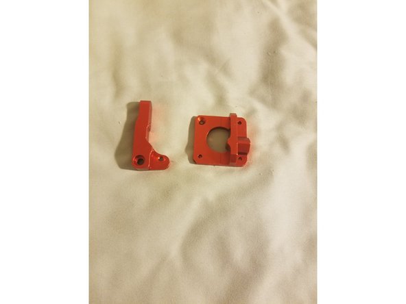 1x Extruder base and idler arm