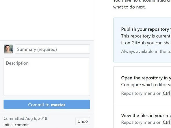 In the Git Tab, also enter your account information