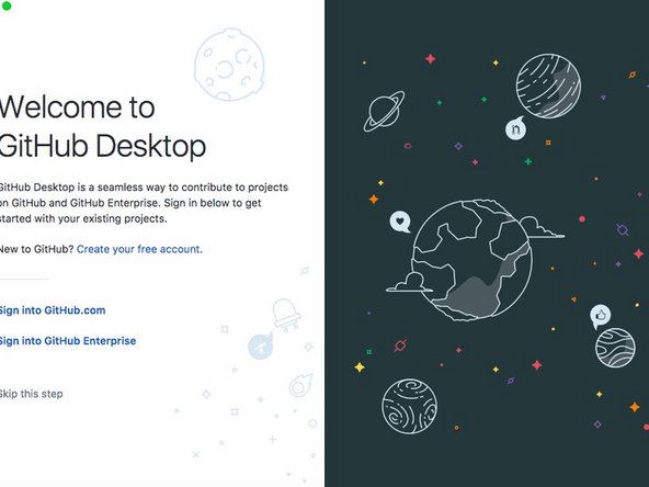 Now, sign in to github desktop