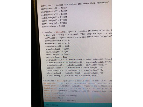 Within your for loop you should first put the commands you use to acquire data from your sensor(s).