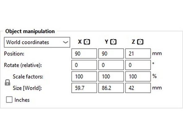 Select 0.20mm SPEED for Print settings; select Prusament PETG for Filament; select 50% for Infill; uncheck Brim.