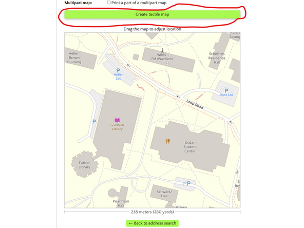 Be sure the address format includes: Street Address, City, State/Territory (i.e. 415 South Street, Waltham, MA)