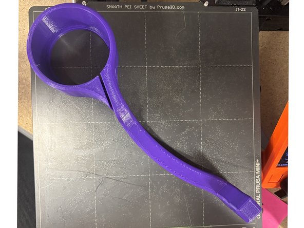 It will take approximately 3 hours to print depending on settings/material