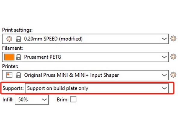 Import the file to PrusaSlicer.