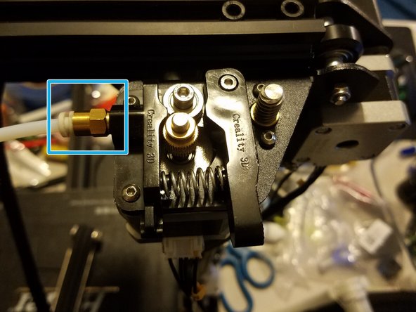 Start by pulling the gantry to the top of its travel.