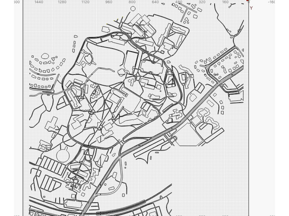 Once everything is lined up, ungroup the objects and remove any buildings that may not be relevant