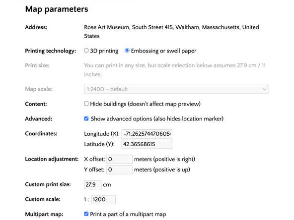 Upload the address to TouchMapper