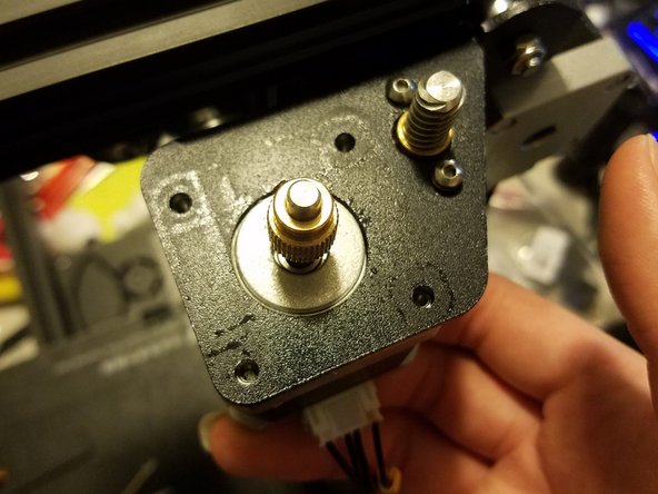 Once that’s done, you can just remove the frame and the motor