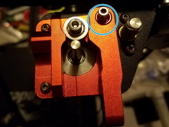 The first three screws can be tightened down, but the idler hinge screw should be just tight enough to move but  not tight enough to inhibit the idler’s ease of motion.